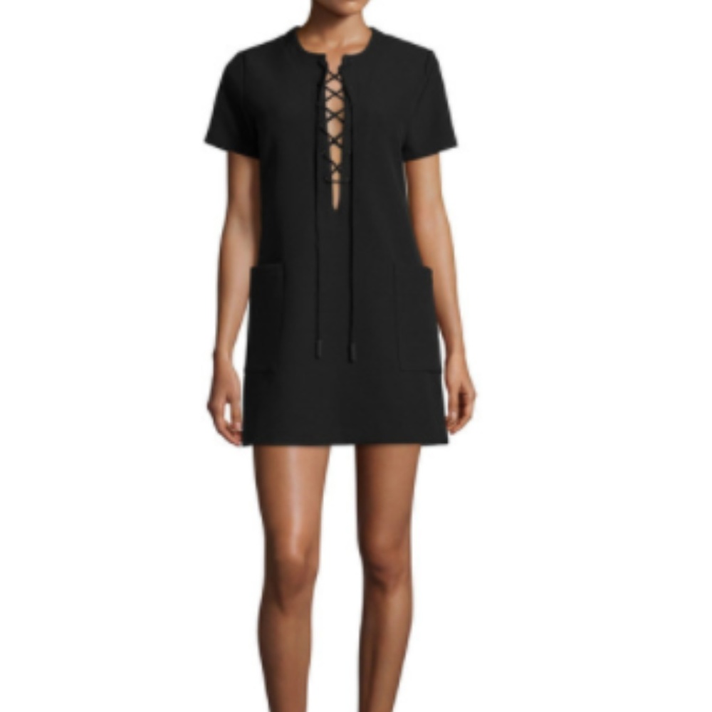 $168 Kendall + Kylie Lace-Up Safari Dress XS